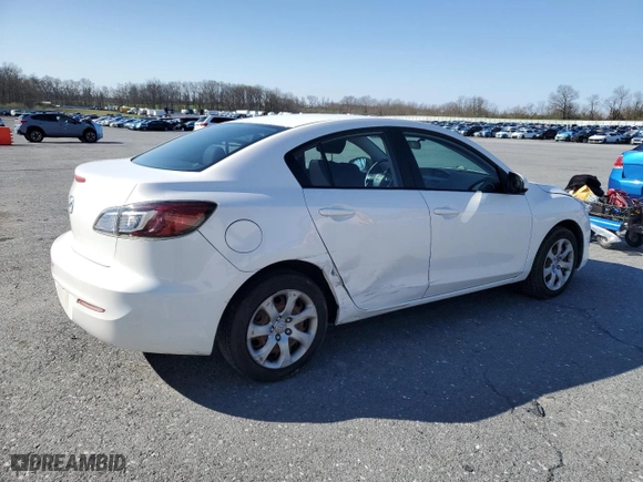 2013 Mazda Mazda3 i SV with VIN JM1BL1TG3D1824007, listed as a Copart auction lot 52482605 with 133,684 mi miles and Salvage Title. Bid and sale history available at carsss.com. Image 3.