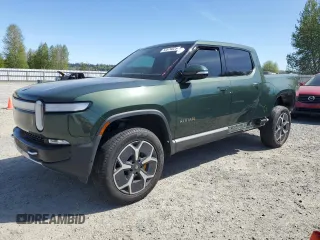 2023 Rivian R1T Adventure with VIN 7FCTGAAA1PN020979, listed as a Copart auction lot 52574025 with 0 mi miles and Salvage Title. Bid and sale history available at carsss.com. Image 1.