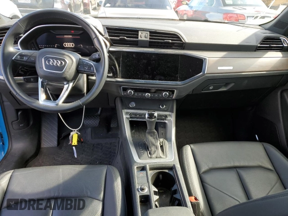 2019 Audi Q3 S line Premium Plus with VIN WA1EECF37K1064912, listed as a Copart auction lot 45035173 with 22,442 mi miles. Bid and sale history available at carsss.com. Image 8.