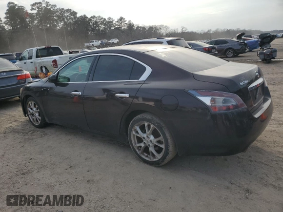 2014 Nissan Maxima S with VIN 1N4AA5AP6EC905347, listed as a Copart auction lot 47275125 with 191,287 mi miles and Salvage Title. Bid and sale history available at DreamBid. Image 2.