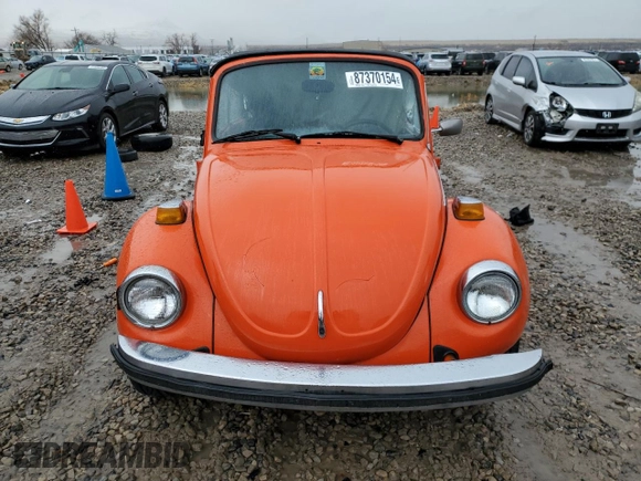 1979 Volkswagen Beetle with VIN 1592042687, listed as a Copart auction lot 87370154 with 50,248 mi miles and Salvage Title. Bid and sale history available at DreamBid. Image 5.