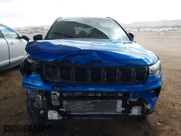2023 Jeep Compass Latitude with VIN 3C4NJDBN7PT513648, listed as a IAAI auction lot 41711097 with 8,580 mi miles and . Bid and sale history available at DreamBid. Image 13.