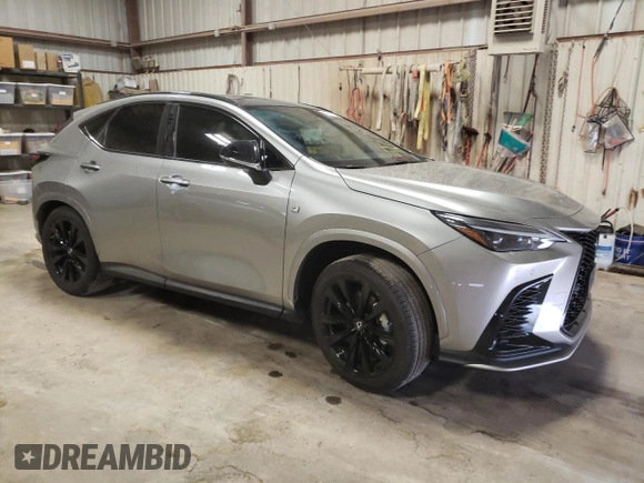 2023 Lexus NX with VIN 2T2KGCEZXPC017865, listed as a Copart auction lot 49582103 with 6,355 mi miles. Bid and sale history available at carsss.com. Image 4.
