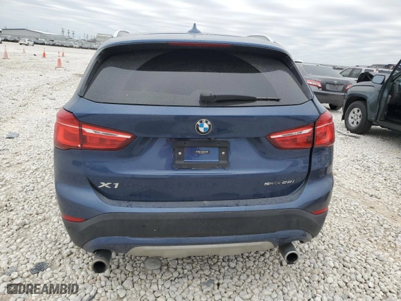 2021 BMW X1 sDrive28i with VIN WBXJG7C08M5T38777, listed as a Copart auction lot 89270515 with 0 mi miles and Salvage Title. Bid and sale history available at carsss.com. Image 6.