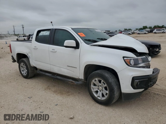 2022 Chevrolet Colorado 2WD LT with VIN 1GCGSCEN2N1192117, listed as a Copart auction lot 53332985 with 41,037 mi miles and Salvage title. Bid and sale history available at DreamBid. Image 4.