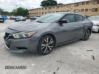 2017 Nissan Maxima SR with VIN 1N4AA6AP3HC435000, listed as a Copart auction lot 64850445 with 157,447 mi miles and Clean title. Bid and sale history available at DreamBid. Image 1.
