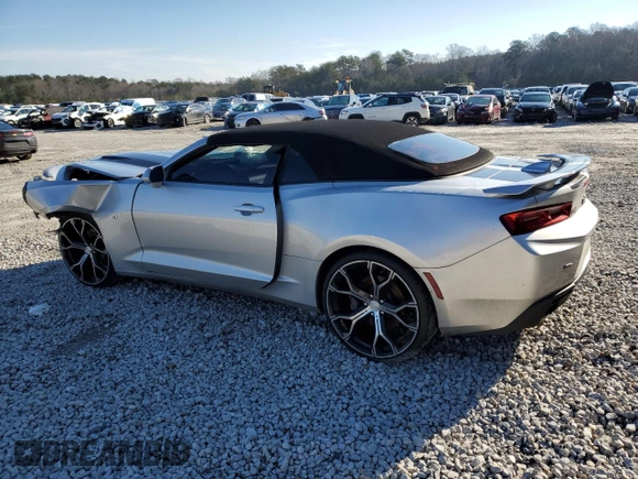 2017 Chevrolet Camaro 1SS with VIN 1G1FF3D72H0177140, listed as a Copart auction lot 45333195 with 80,021 mi miles and Salvage title. Bid and sale history available at DreamBid. Image 2.