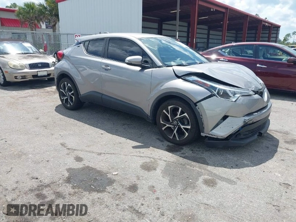 2019 Toyota C-HR XLE with VIN NMTKHMBX8KR093044, listed as a IAAI auction lot 41939036 with 60,130 mi miles. Bid and sale history available at carsss.com. Image 1.