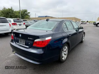 2005 BMW 5 Series 530i with VIN WBANA73575CR57148, listed as a Copart auction lot 72956964 with 138,524 mi miles and Clean Title. Bid and sale history available at DreamBid. Image 4.