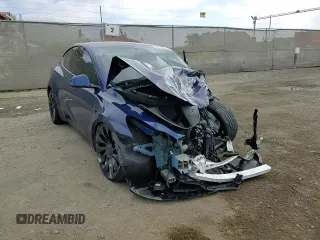 2022 Tesla Model Y Performance with VIN 7SAYGDEF4NF394472, listed as a Copart auction lot 44019665 with Not Provided miles and Non Repairable. Bid and sale history available at DreamBid. Image 10.