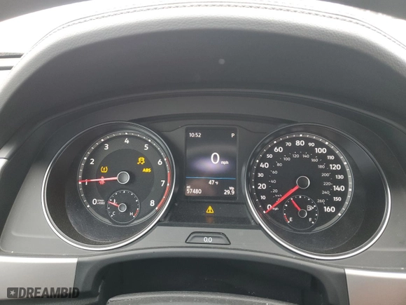 2020 Volkswagen Atlas Cross Sport 2.0T S with VIN 1V2GC2CA3LC231210, listed as a Copart auction lot 85892664 with 57,480 mi miles and Salvage Title. Bid and sale history available at carsss.com. Image 9.