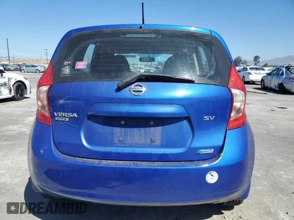 2015 Nissan Note SV with VIN 3N1CE2CP8FL440520, listed as a Copart auction lot 63129885 with 74,863 mi miles and Salvage title. Bid and sale history available at DreamBid. Image 6.