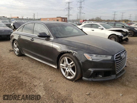 2017 Audi A6 Premium with VIN WAUF8AFC2HN059587, listed as a Copart auction lot 77209814 with 94,537 mi miles and Salvage Title. Bid and sale history available at carsss.com. Image 4.