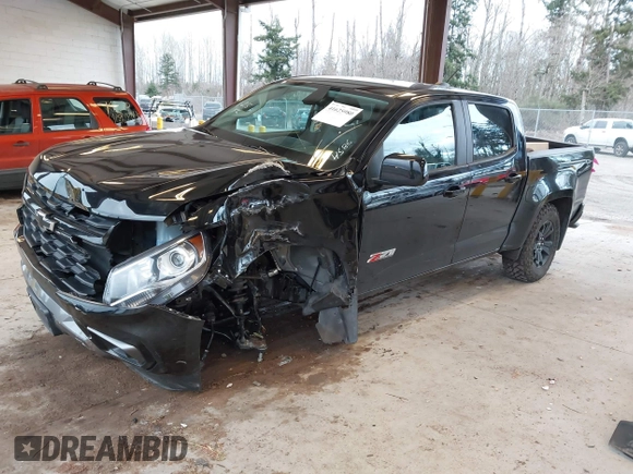 2022 Chevrolet Colorado 4WD Z71 z VIN 1GCGTDEN7N1244585, wystawiony jako IAAI lot #41625980 z przebiegiem 21 210 mil mil oraz . Historia ofert i sprzedaży dostępna na DreamBid. Obrazek 17.