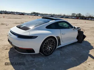 2024 Porsche 911 Carrera with VIN WP0AA2A90RS209329, listed as a Copart auction lot 43049475 with 1,785 mi miles and Salvage Title. Bid and sale history available at carsss.com. Image 3.
