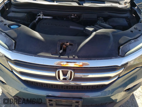 2016 Honda Pilot EX-L with VIN 5FNYF6H50GB008938, listed as a Copart auction lot 50459215 with 102,743 mi miles and Salvage Title. Bid and sale history available at DreamBid. Image 12.