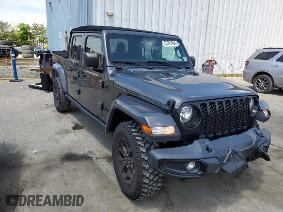 2021 Jeep Gladiator Sport S с VIN 1C6HJTAG0ML586532, выставлен на аукционе Copart как лот 55791994 с пробегом 37 700 миль миль и Списание • Salvage title. История ставок и продаж доступна на DreamBid. Изображение 4.