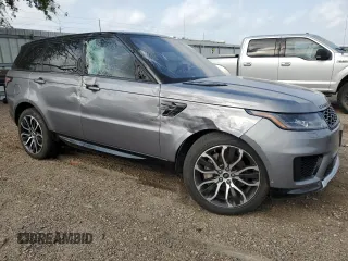 2021 Land Rover Range Rover Sport HSE Silver Edition with VIN SALWR2SU4MA749615, listed as a Copart auction lot 50415645 with 76,370 mi miles and Salvage title. Bid and sale history available at DreamBid. Image 4.