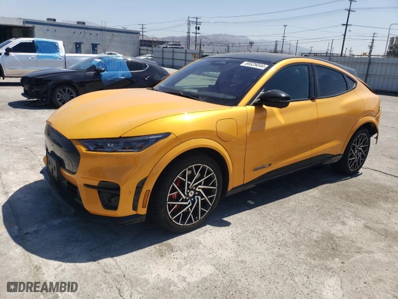 2021 Ford Mustang Mach-E GT with VIN 3FMTK4SX8MME03425, listed as a Copart auction lot 69329844 with 41,462 mi miles and Salvage Title. Bid and sale history available at carsss.com. Image 1.
