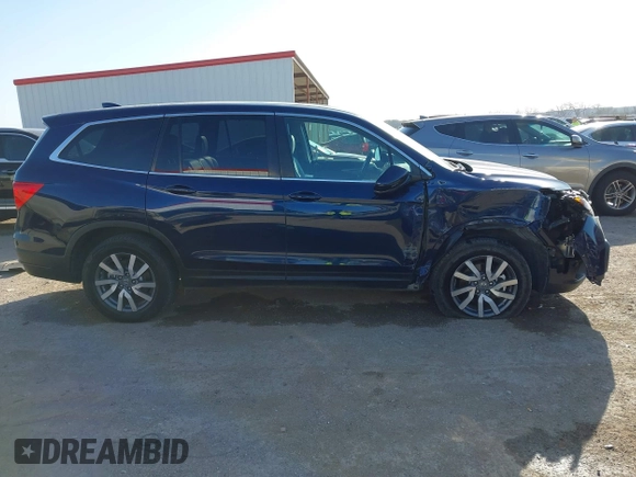 2021 Honda Pilot EX-L with VIN 5FNYF6H5XMB019411, listed as a IAAI auction lot 41756016 with 55,558 mi miles. Bid and sale history available at carsss.com. Image 13.