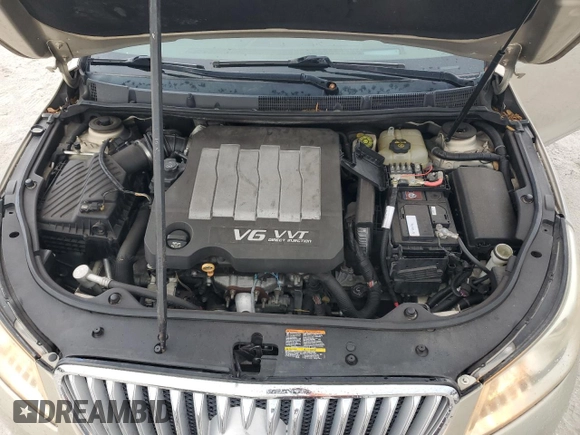 2010 Buick LaCrosse CXL with VIN 1G4GC5GG8AF138336, listed as a Copart auction lot 60421425 with 124,398 mi miles and Salvage title. Bid and sale history available at DreamBid. Image 11.