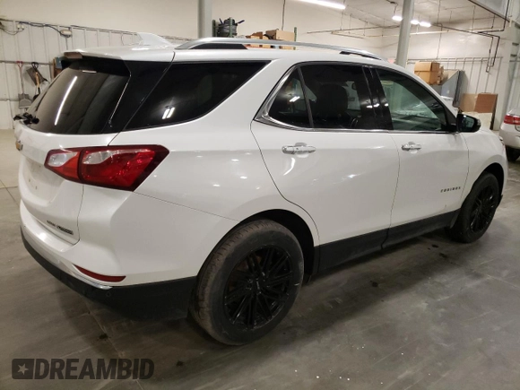 2018 Chevrolet Equinox Premier with VIN 2GNAXVEV1J6119290, listed as a Copart auction lot 54119085 with 153,704 mi miles and Clean Title. Bid and sale history available at DreamBid. Image 3.