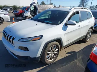 2017 Jeep Cherokee Limited with VIN 1C4PJLDB5HW534225, listed as a IAAI auction lot 41653438 with 126,611 mi miles. Bid and sale history available at carsss.com. Image 17.