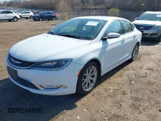 2015 Chrysler 200 C with VIN 1C3CCCEG7FN530381, listed as a IAAI auction lot 42023729 with 173,967 mi miles. Bid and sale history available at carsss.com. Image 2.