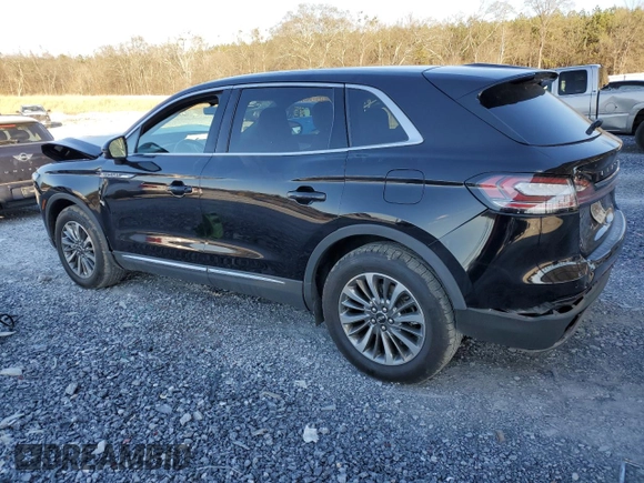 2020 Lincoln Nautilus Standard with VIN 2LMPJ6J91LBL07241, listed as a Copart auction lot 87628875 with 51,093 mi miles and Salvage title. Bid and sale history available at DreamBid. Image 2.