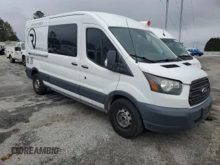 2016 Ford Transit Cargo with VIN 1FTYR2CG9GKA15172, listed as a Copart auction lot 87537575 with 214,227 mi miles and Salvage title. Bid and sale history available at DreamBid. Image 4.