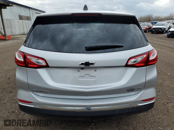 2021 Chevrolet Equinox LT with VIN 3GNAXKEV3ML395615, listed as a Copart auction lot 53641215 with 37,167 mi miles and Salvage title. Bid and sale history available at DreamBid. Image 6.