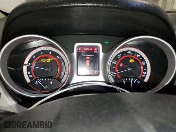 2013 Dodge Journey SXT with VIN 3C4PDCBG2DT660399, listed as a Copart auction lot 52440515 with 158,050 mi miles and Non Repairable. Bid and sale history available at DreamBid. Image 9.