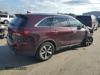 2019 Kia Sorento EX Sport V6 with VIN 5XYPH4A52KG469628, listed as a Copart auction lot 41466235 with 80,848 mi miles and Salvage Title. Bid and sale history available at carsss.com. Image 3.