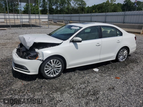 2016 Volkswagen Jetta SEL Premium with VIN 3VWL17AJ9GM210837, listed as a Copart auction lot 60285165 with 79,650 mi miles and Salvage title. Bid and sale history available at DreamBid. Image 1.