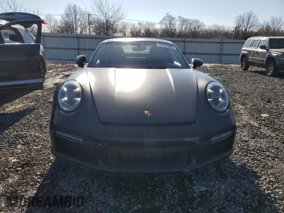 2021 Porsche 911 Turbo S with VIN WP0AD2A94MS258095, listed as a Copart auction lot 43157565 with 1,513 mi miles and Salvage Title. Bid and sale history available at DreamBid. Image 5.