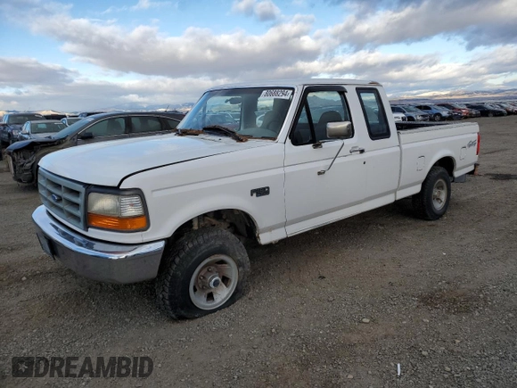 1996 Ford F-150 with VIN 1FTEX14Y8TKA20836, listed as a Copart auction lot 80688294 with 197,185 mi miles and Clean Title. Bid and sale history available at carsss.com. Image 1.