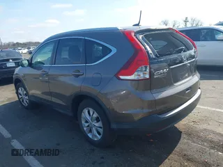 2014 Honda CR-V EX-L with VIN 2HKRM4H75EH718660, listed as a IAAI auction lot 41777405 with 82,956 mi miles. Bid and sale history available at carsss.com. Image 3.