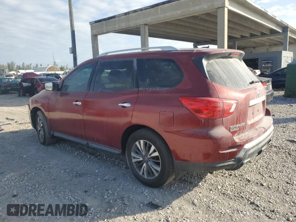 2017 Nissan Pathfinder SL z VIN 5N1DR2MN1HC621309, wystawiony jako Copart lot #84551034 z przebiegiem 97 811 mil mil oraz Szkoda całkowita • Salvage title. Historia ofert i sprzedaży dostępna na DreamBid. Obrazek 2.