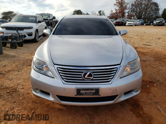 2012 Lexus LS 460 with VIN JTHCL5EF8C5014605, listed as a Copart auction lot 81706824 with Not provided miles and Salvage title. Bid and sale history available at DreamBid. Image 5.