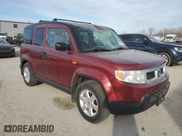 2009 Honda Element EX with VIN 5J6YH27749L003659, listed as a Copart auction lot 47263835 with 181,479 mi miles and Salvage Title. Bid and sale history available at DreamBid. Image 4.