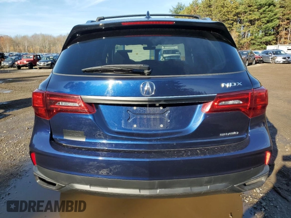 2018 Acura MDX w/Technology Pkg with VIN 5J8YD4H55JL018364, listed as a Copart auction lot 78693344 with 81,611 mi miles and Salvage Title. Bid and sale history available at carsss.com. Image 6.