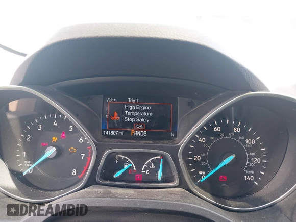 2017 Ford Escape SE z VIN 1FMCU0GD0HUE06774, wystawiony jako IAAI lot #42135955 z przebiegiem 141 807 mil mil oraz . Historia ofert i sprzedaży dostępna na DreamBid. Obrazek 7.