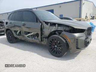 2025 BMW X5 sDrive40i with VIN 5UX13EU07S9Z06159, listed as a Copart auction lot 46913255 with 202 mi miles and Salvage Title. Bid and sale history available at carsss.com. Image 4.