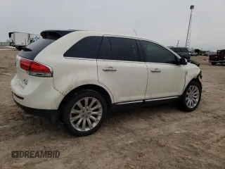 2012 Lincoln MKX with VIN 2LMDJ8JKXCBL19695, listed as a Copart auction lot 43960855 with 94,151 mi miles and Salvage Title. Bid and sale history available at DreamBid. Image 3.