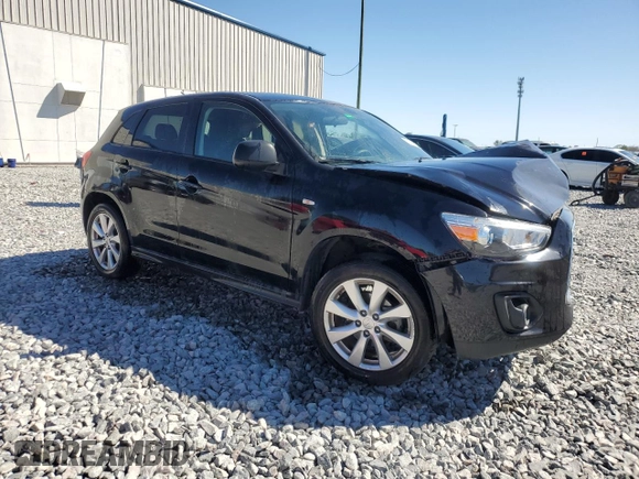 2015 Mitsubishi Outlander Sport ES with VIN 4A4AP3AU9FE023459, listed as a Copart auction lot 50146895 with 113,025 mi miles and Salvage Title. Bid and sale history available at carsss.com. Image 4.