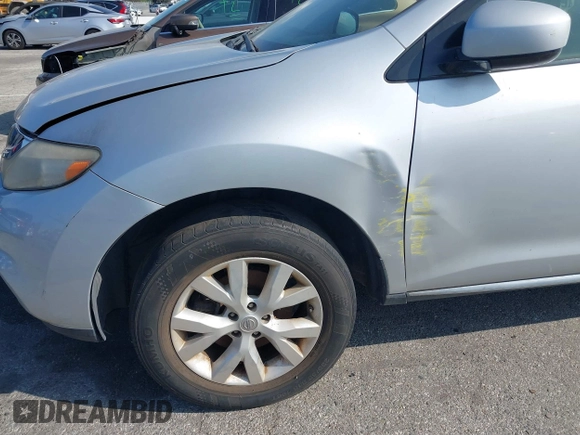 2013 Nissan Murano SL with VIN JN8AZ1MU8DW203724, listed as a IAAI auction lot 41895682 with 113,231 mi miles. Bid and sale history available at carsss.com. Image 12.