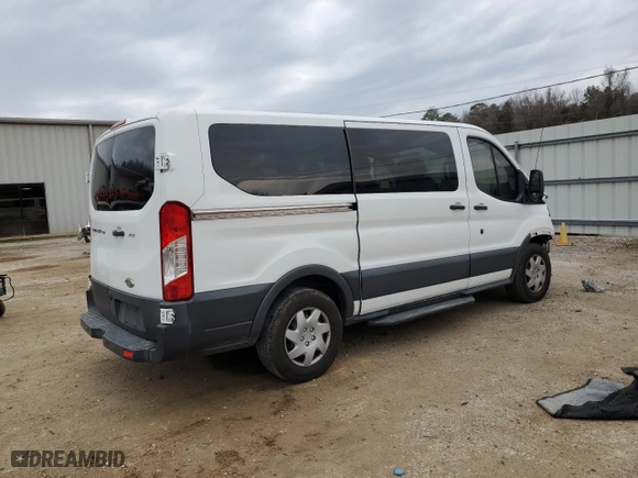 2015 Ford Transit Wagon XL with VIN 1FMZK1YM2FKA72647, listed as a Copart auction lot 47439215 with 148,105 mi miles and Salvage Title. Bid and sale history available at carsss.com. Image 3.