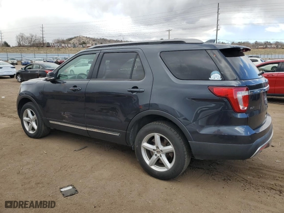 2017 Ford Explorer XLT with VIN 1FM5K8D86HGC67172, listed as a Copart auction lot 49511485 with 91,172 mi miles and Clean Title. Bid and sale history available at carsss.com. Image 2.