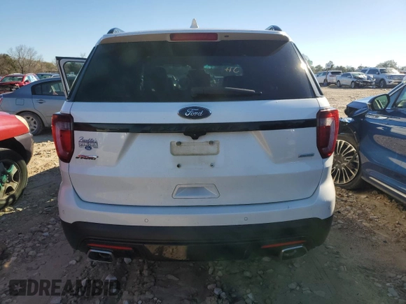 2016 Ford Explorer Sport with VIN 1FM5K8GT9GGC30096, listed as a Copart auction lot 41637985 with 148,218 mi miles and Salvage Title. Bid and sale history available at carsss.com. Image 6.