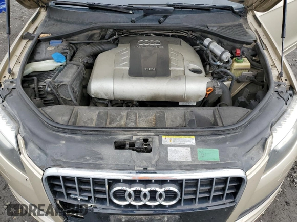 2012 Audi Q7 3.0L TDI Premium Plus with VIN WA1LMAFEXCD005076, listed as a Copart auction lot 50195535 with 248,501 mi miles and Salvage Title. Bid and sale history available at carsss.com. Image 12.